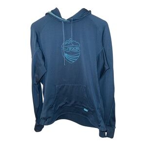 NRS Hooded Blue Shirt UPF 50 S